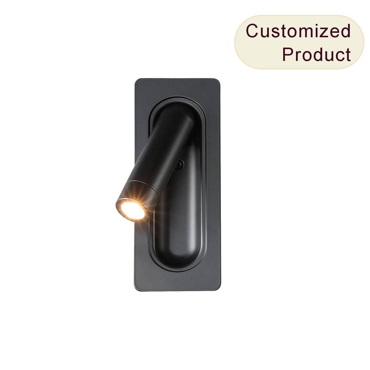 Indoor Adjustable Recessed Headboard Reading Wall Lamp Hotel Bedroom Bedside Cheap Modern Wall Light Interior XB-W1318-MB
