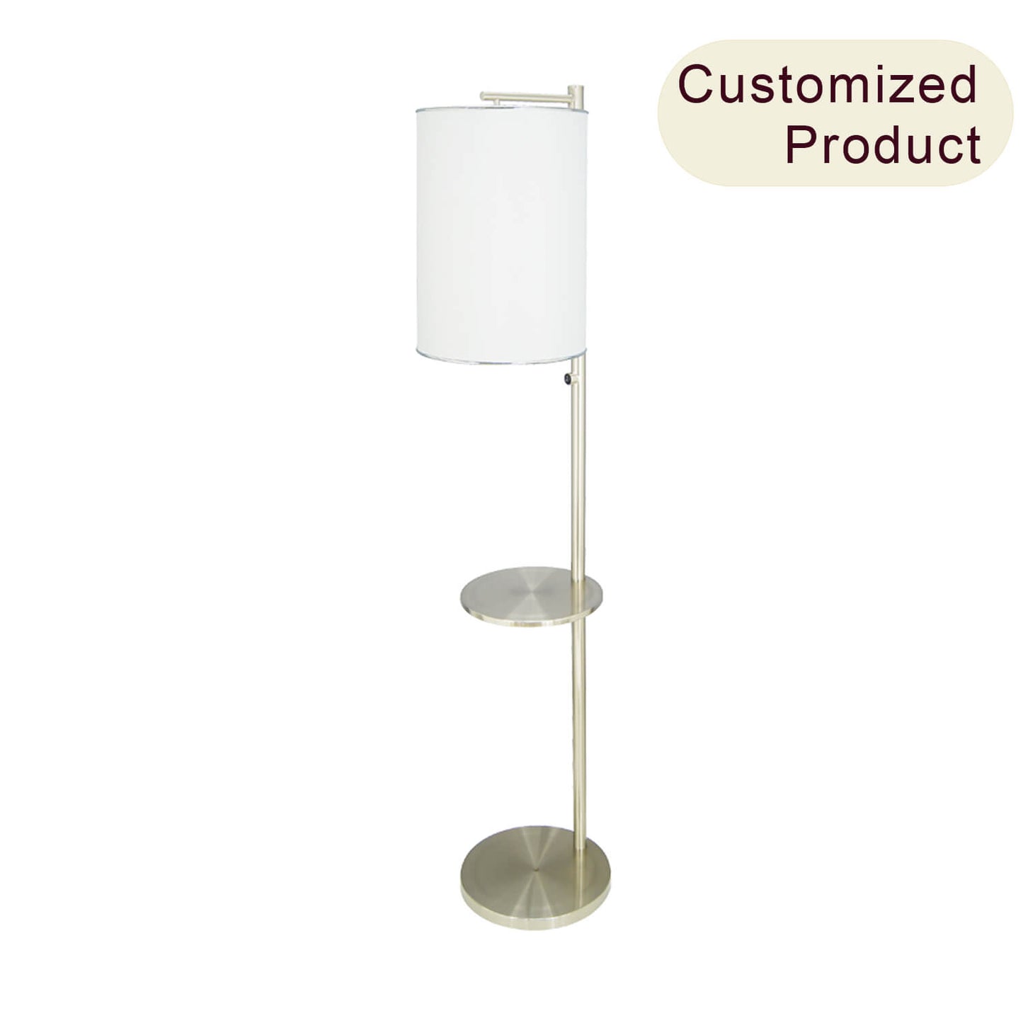 Modern Hotel Fabric Shade Indoor Home Decor Smart Corner Floor Standing Lighting Stand Light LED Floor Lamps XB-FL954-BN