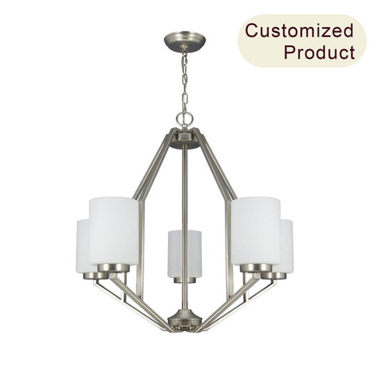 American Restaurant Industrial Style Chandelier for Living Room and Dining Room Pendant Light for Home Art Decor Ceiling Light XB-C816-5-SN