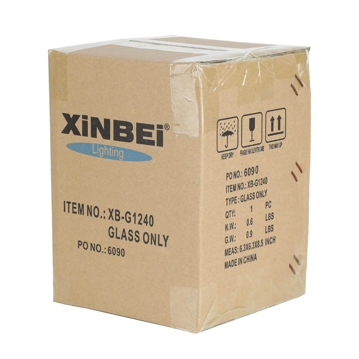 Clear Glass Replacement for XB-1240 & XB-1295 - XB-G1240 Series