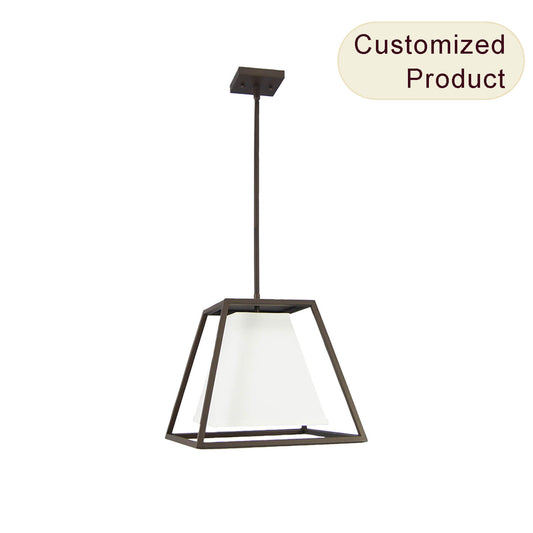Industrial Hanging Light Fixture Black Iron Farmhouse Chandelier Lights for Home Ceiling Kitchen Pendant Lighting Over Island XB-P1102-1-DB