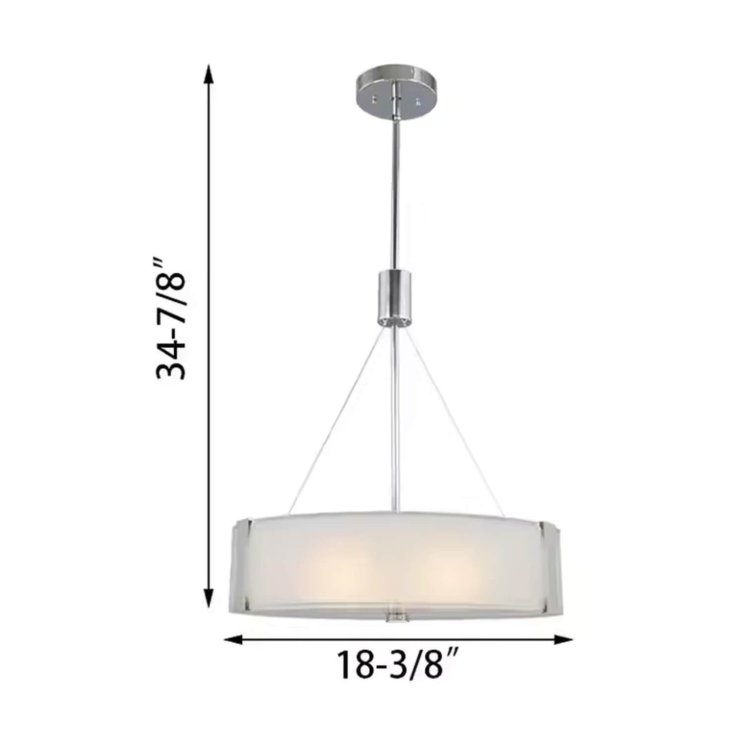 2025 Nordic Chrome Hanging Lamp Island Kitchen Hotel Ceiling Hanging Pendants Light Decoration Chandelier Modern for Living Room XB-P1107-CH