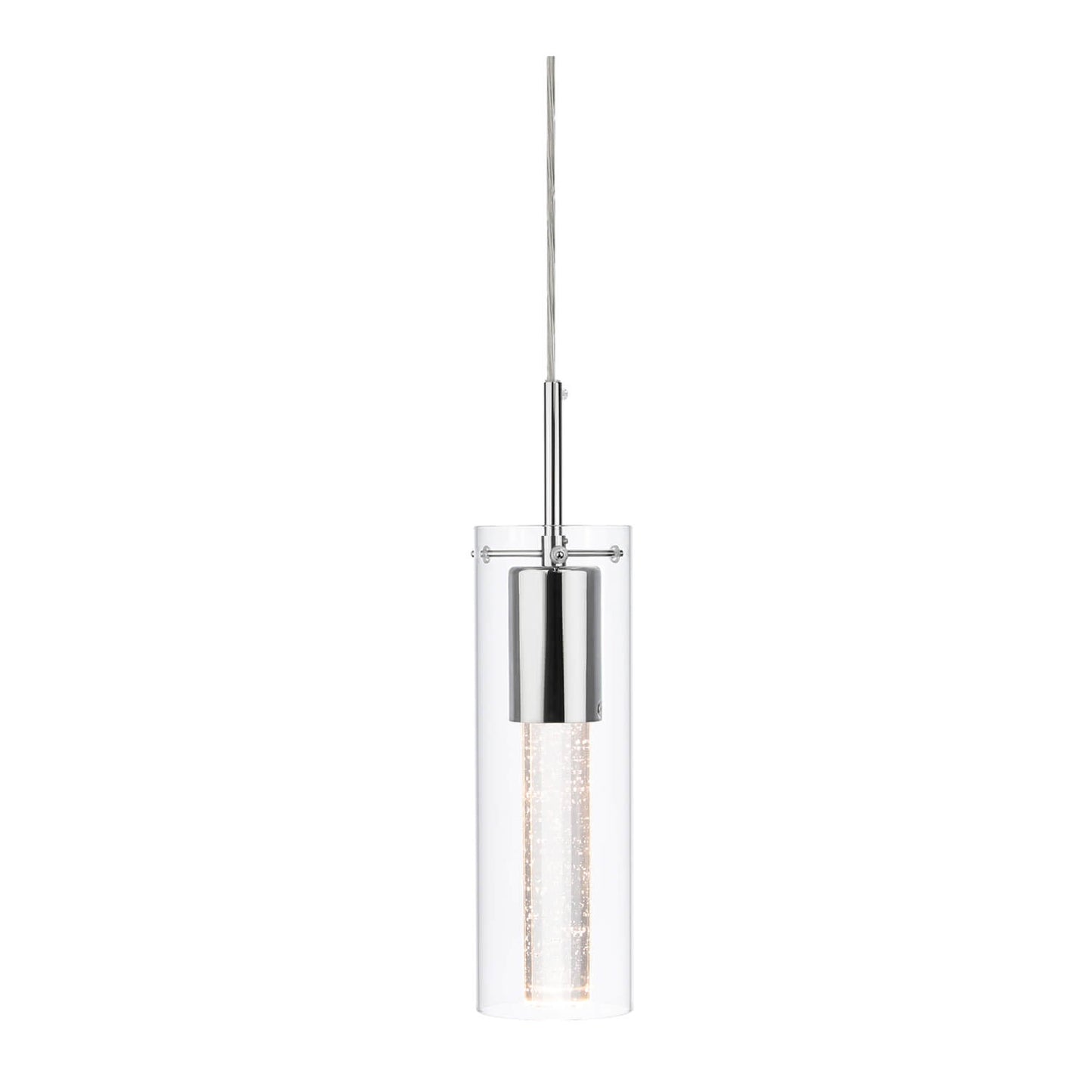 Modern Glass Mini Pendant Light with LED Bulb XB-P1110-CH