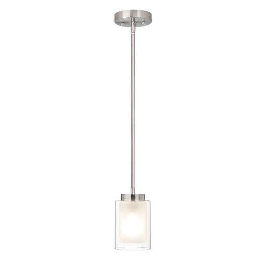 Modern Brushed Nickel Mini Pendant Light for Kitchen & Living Room XB-P1195-BN