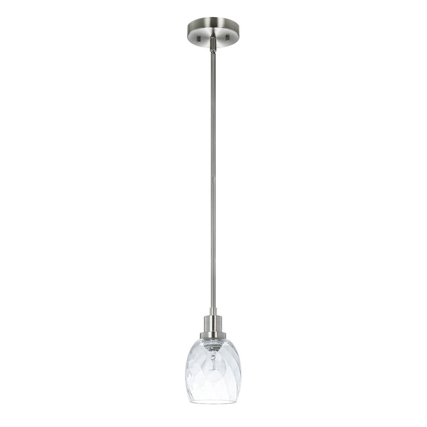Modern Mini Pendant Light with Clear Glass Shade XB-P1210-BN