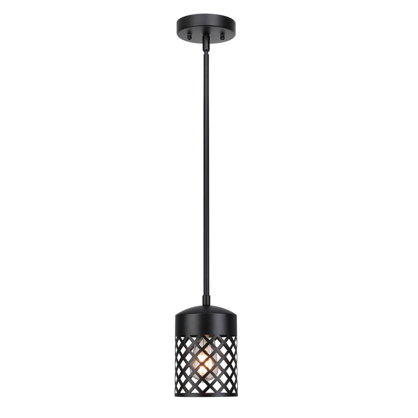 Modern Farmhouse Black Pendant Light for Kitchen Island XB-P328-MB