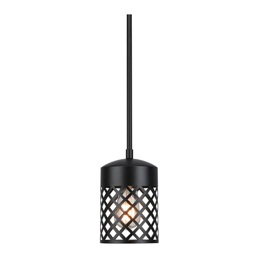 Modern Farmhouse Black Pendant Light for Kitchen Island XB-P328-MB