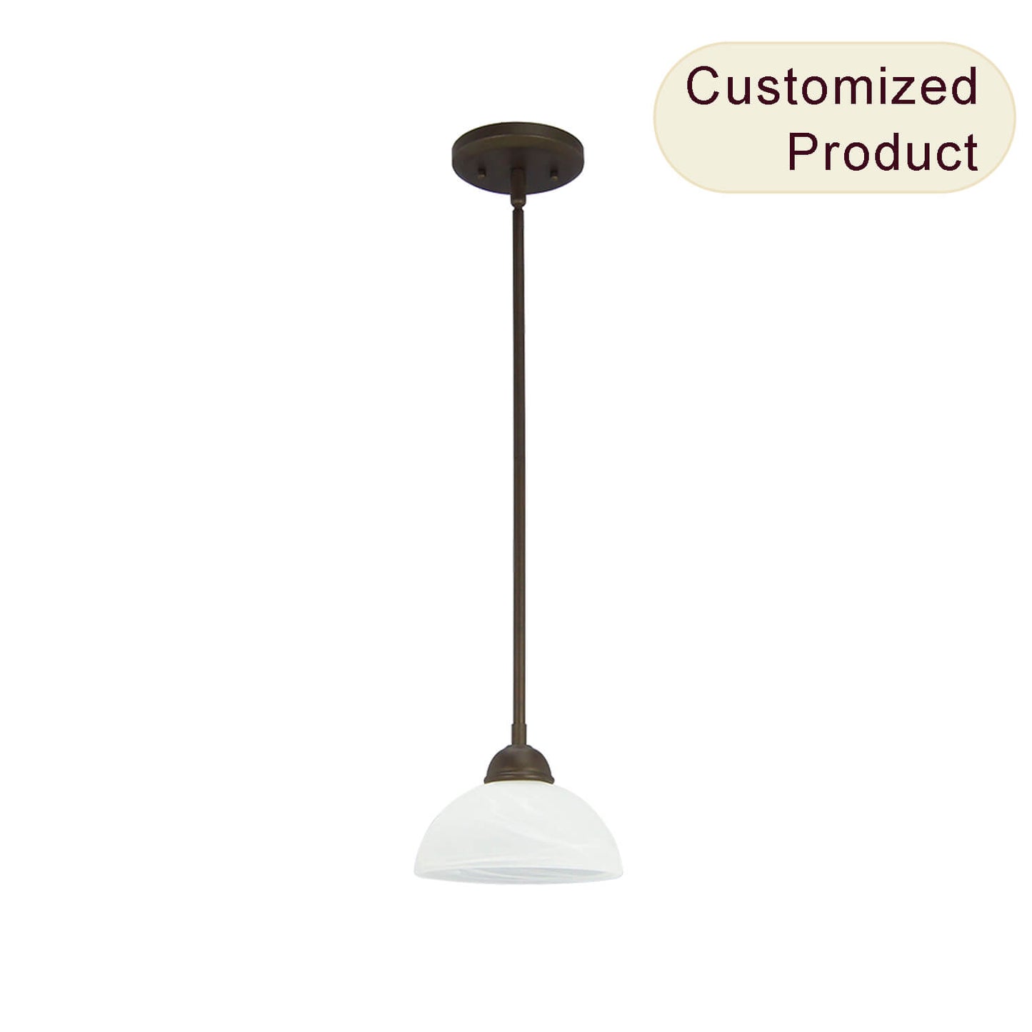 XiNBEi Lighting Classic Iron Chandelier Led Modern Chandelier Luxury Nordic Bronze Chandelier Led for Home XB-P708-1-DB