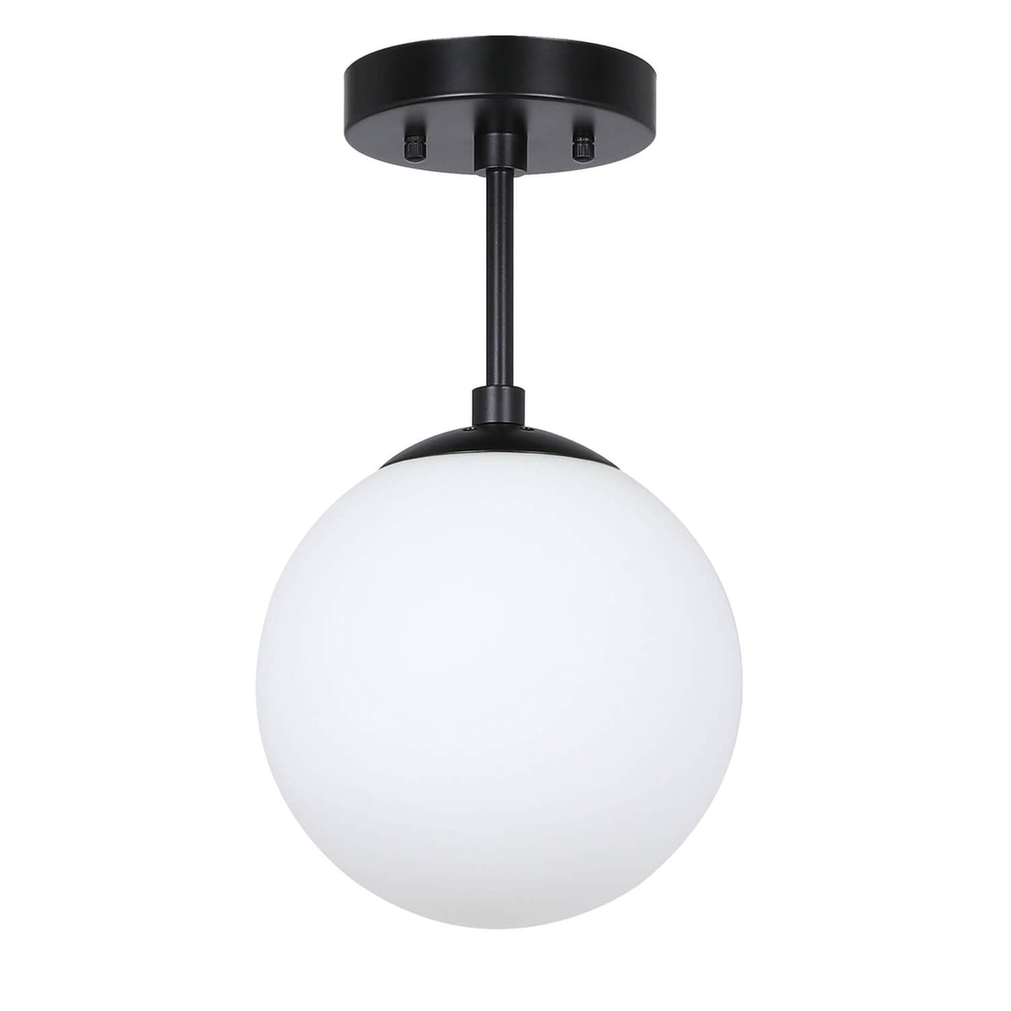Matte Black Globe Ceiling Light for Living & Dining Room XB-SF1211-MBK