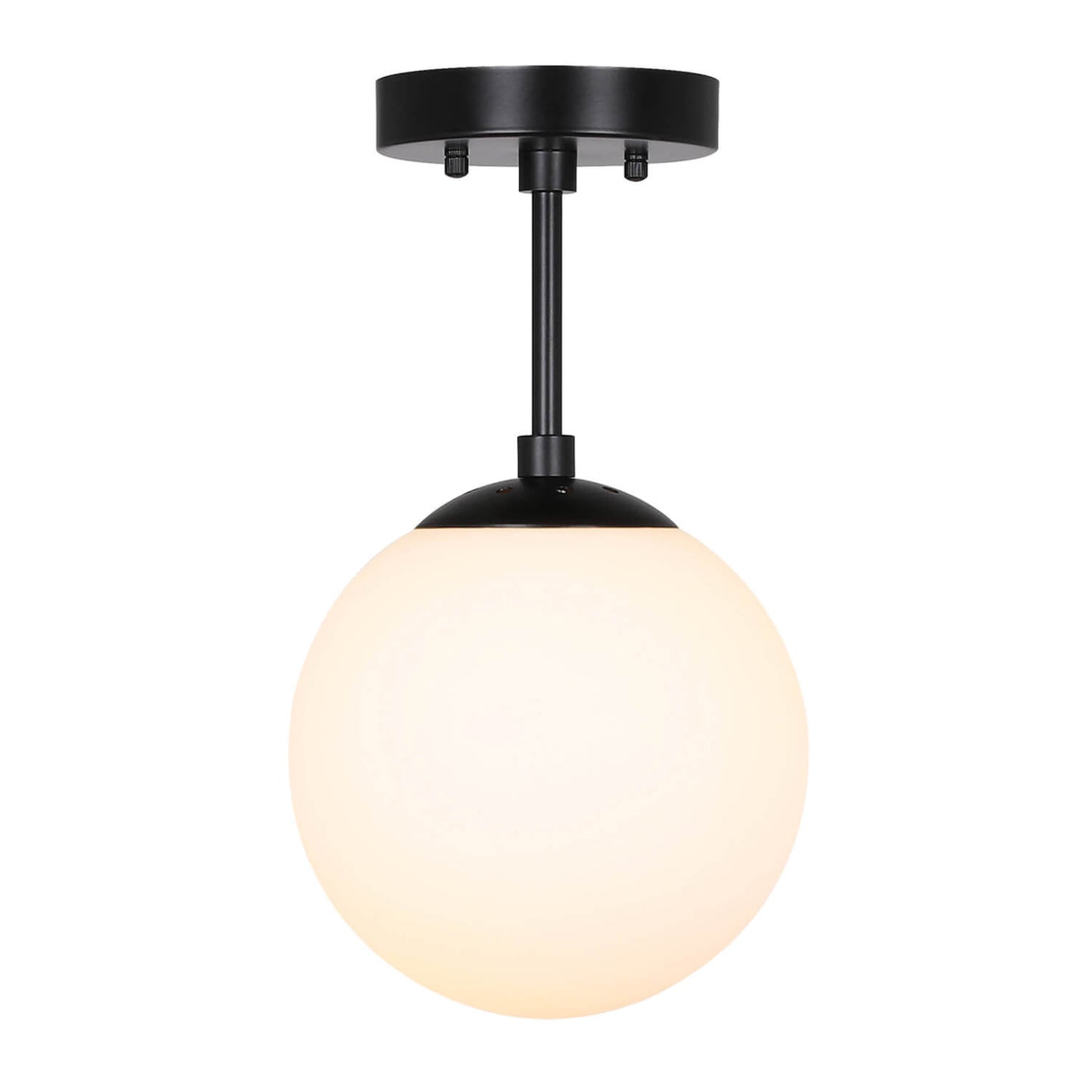 Matte Black Globe Ceiling Light for Living & Dining Room XB-SF1211-MBK