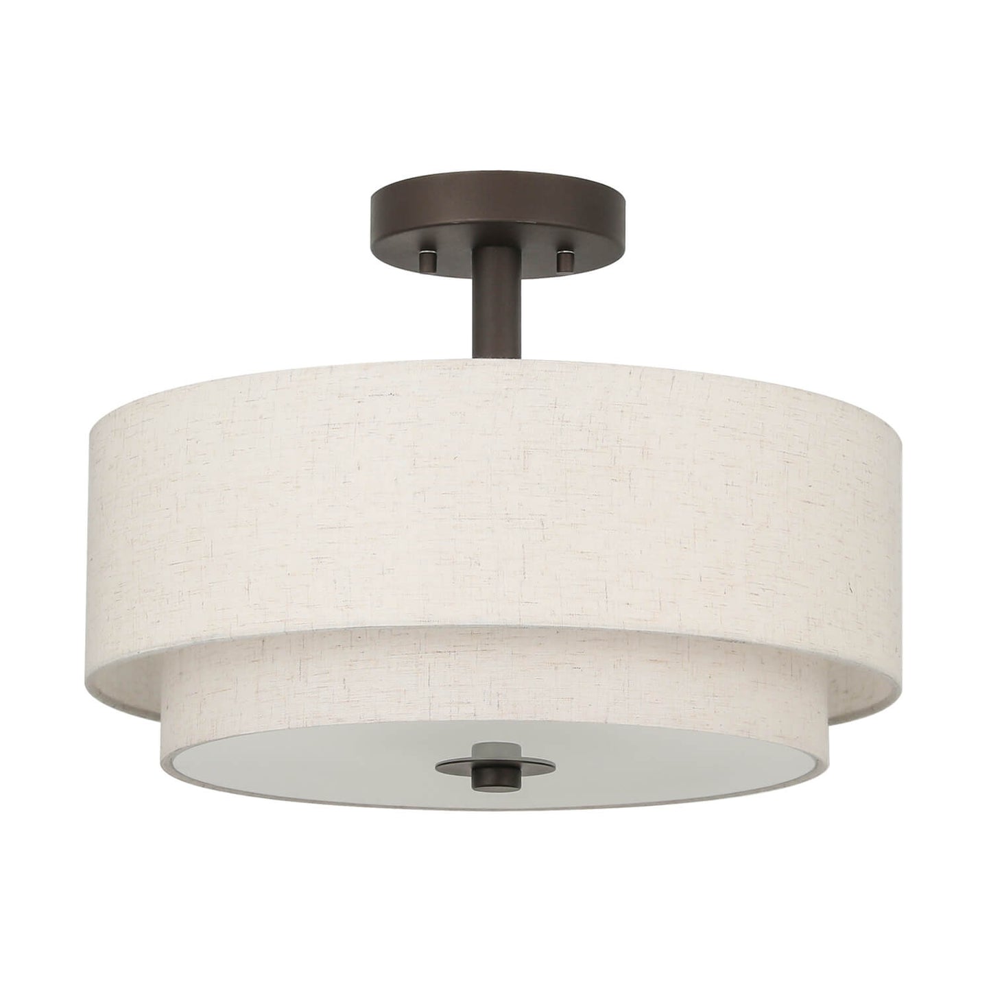 16 inch Retro Gold Brass Drum Ceiling Light for Bedroom & Living Room XB-SF1289-DB