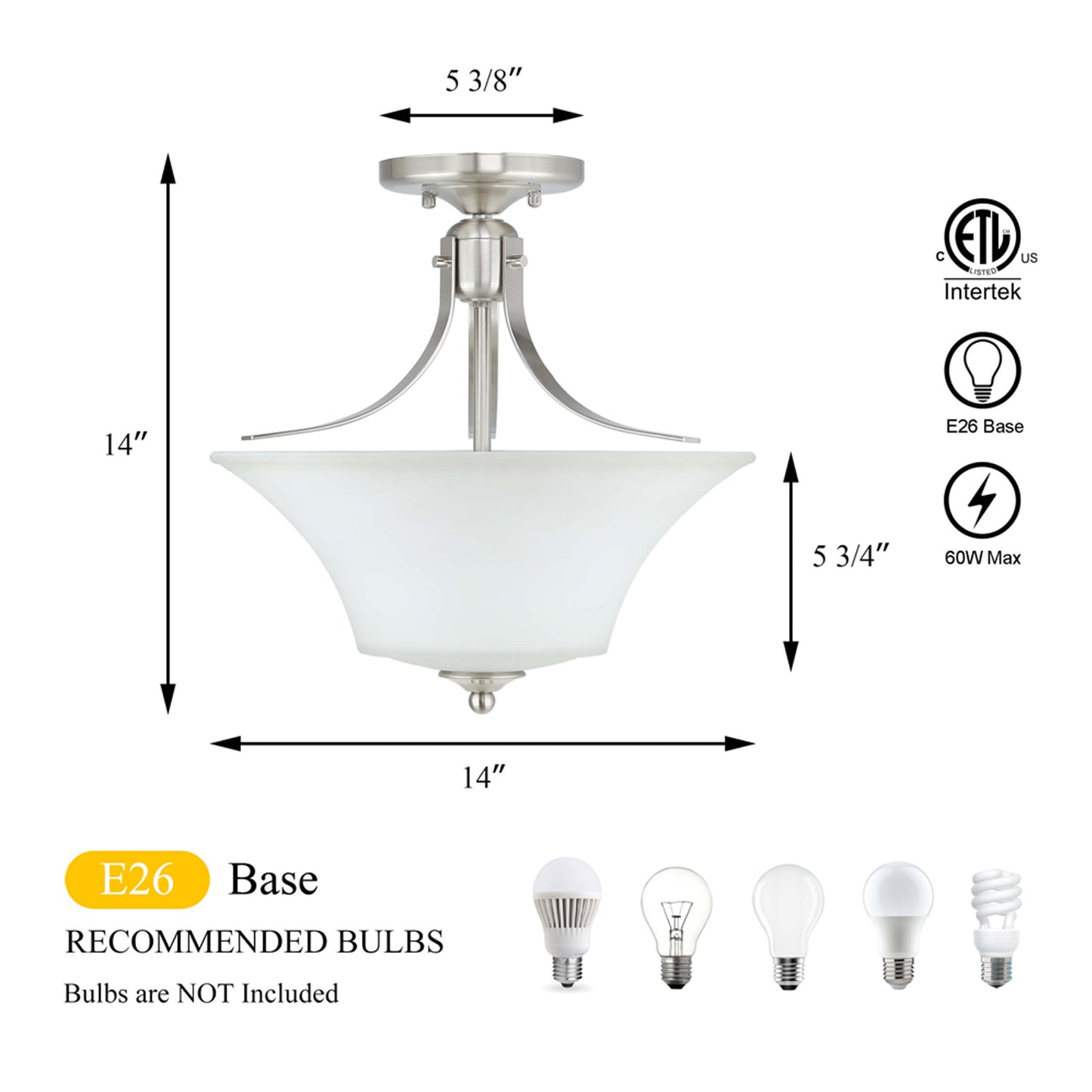 2025 Farmhouse Industrial Home Indoor Led Ceiling Lamp Glass Nordic Pendant Lamp Flush Mount Ceiling Light for Foyer Entryway XB-SF563-3-BN