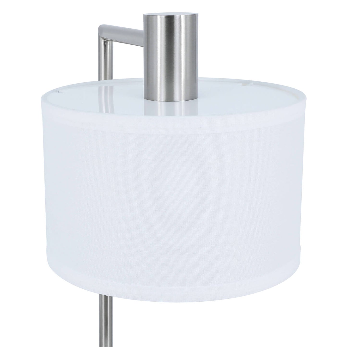Modern USB Desk Lamp with Fabric Shade XB-TL1230-BN
