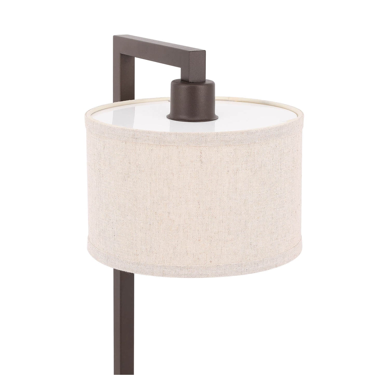 Modern Dark Bronze Table Lamp with USB for Bedroom Living Room XB-TL1231-DB