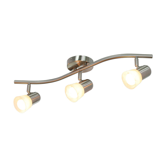Modern Track Light Bar Brushed Nickel for Kitchen and Dining Room XB-TR1213-3