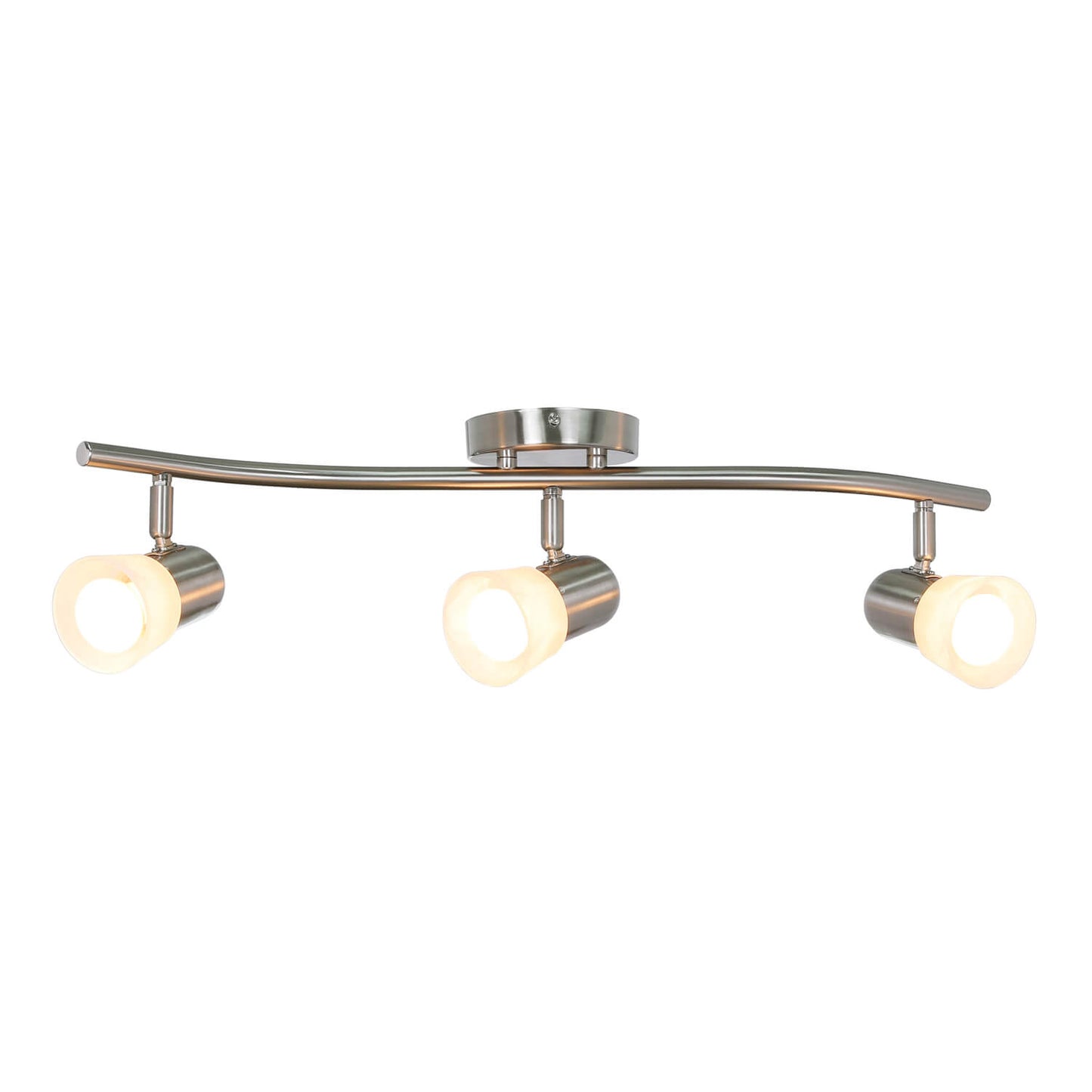 Modern Track Light Bar Brushed Nickel for Kitchen and Dining Room XB-TR1213-3