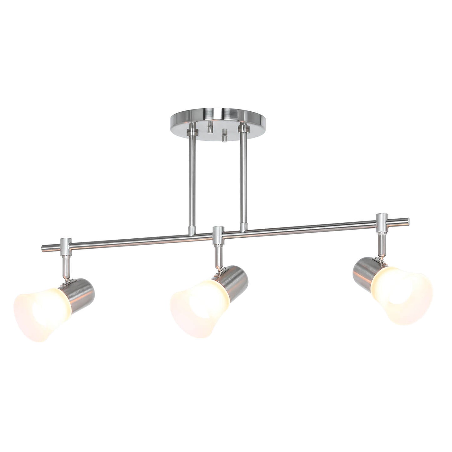 Modern Glass Kitchen Island Track Light XB-TR1235-3-BN
