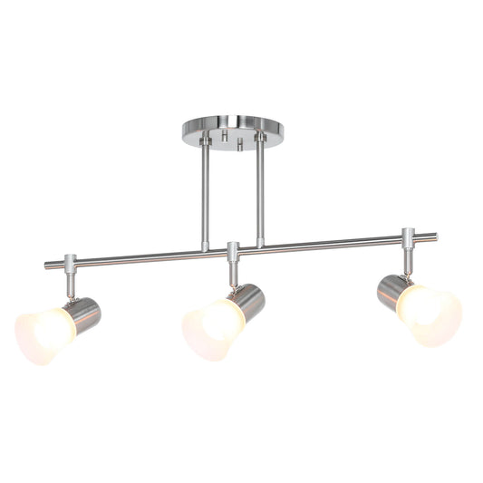 Modern Glass Kitchen Island Track Light XB-TR1235-3-BN