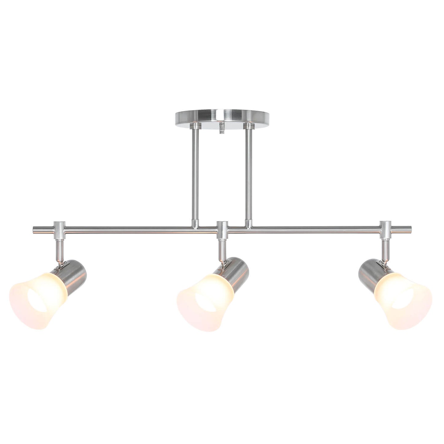 Modern Glass Kitchen Island Track Light XB-TR1235-3-BN