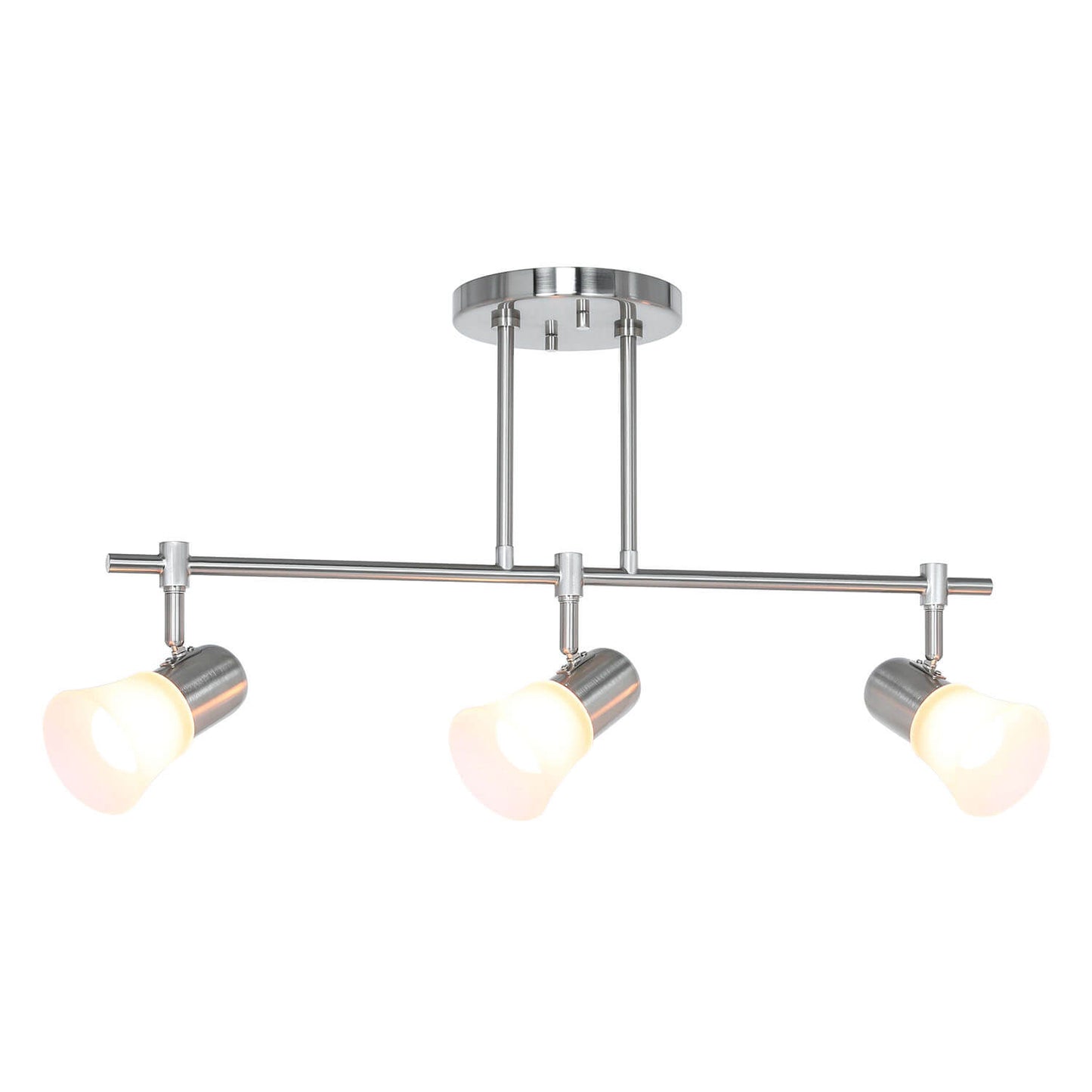 Modern Glass Kitchen Island Track Light XB-TR1235-3-BN