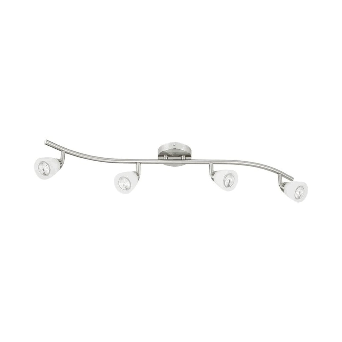 Adjustable Head Indoor Using 4-Lights Led Ceiling Decorations Track Spot Light Track Lighting Ceiling for Home Bra Living Room XB-TR2987-BN