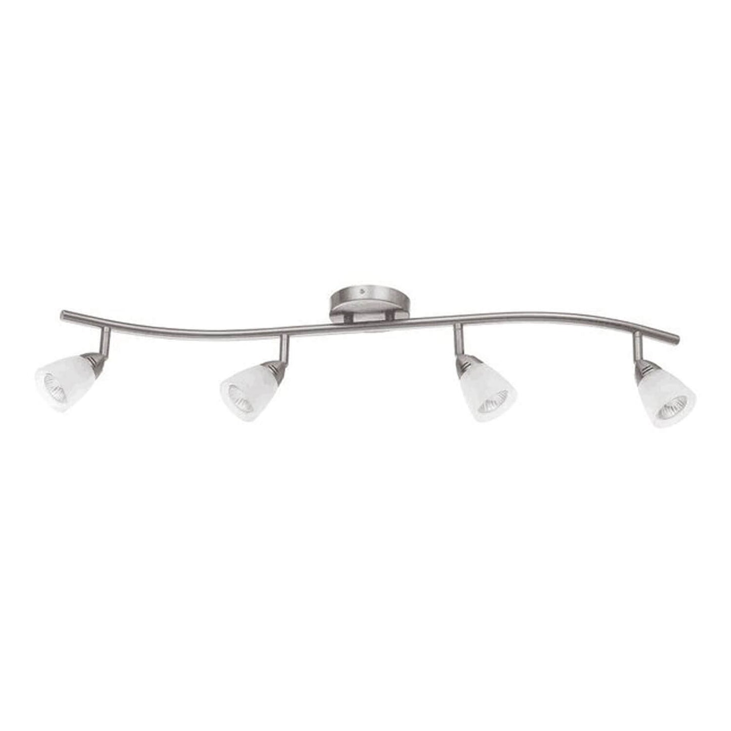 Adjustable Head Indoor Using 4-Lights Led Ceiling Decorations Track Spot Light Track Lighting Ceiling for Home Bra Living Room XB-TR2987-BN