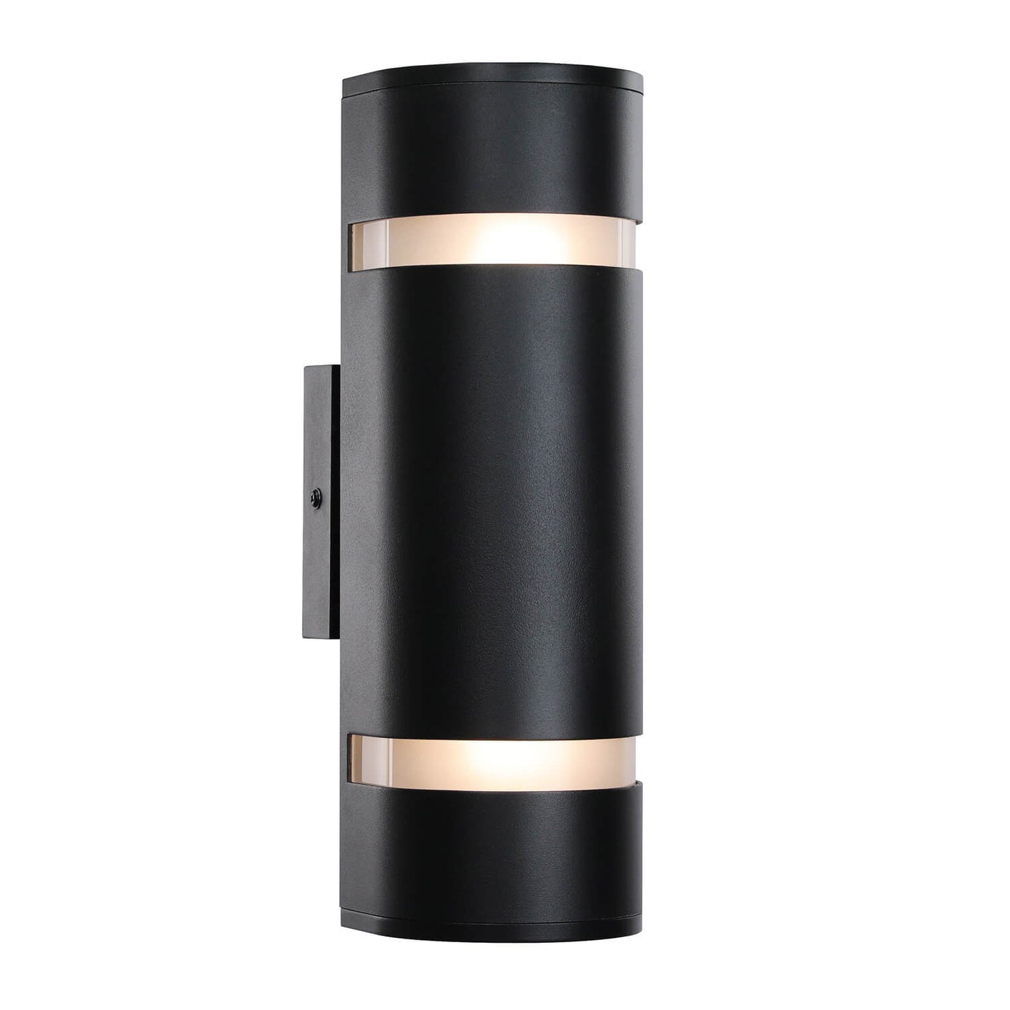 Outdoor Wall Sconce, Modern Water Proof D Shape Exterior Black Wall Light XB-W1112-BK