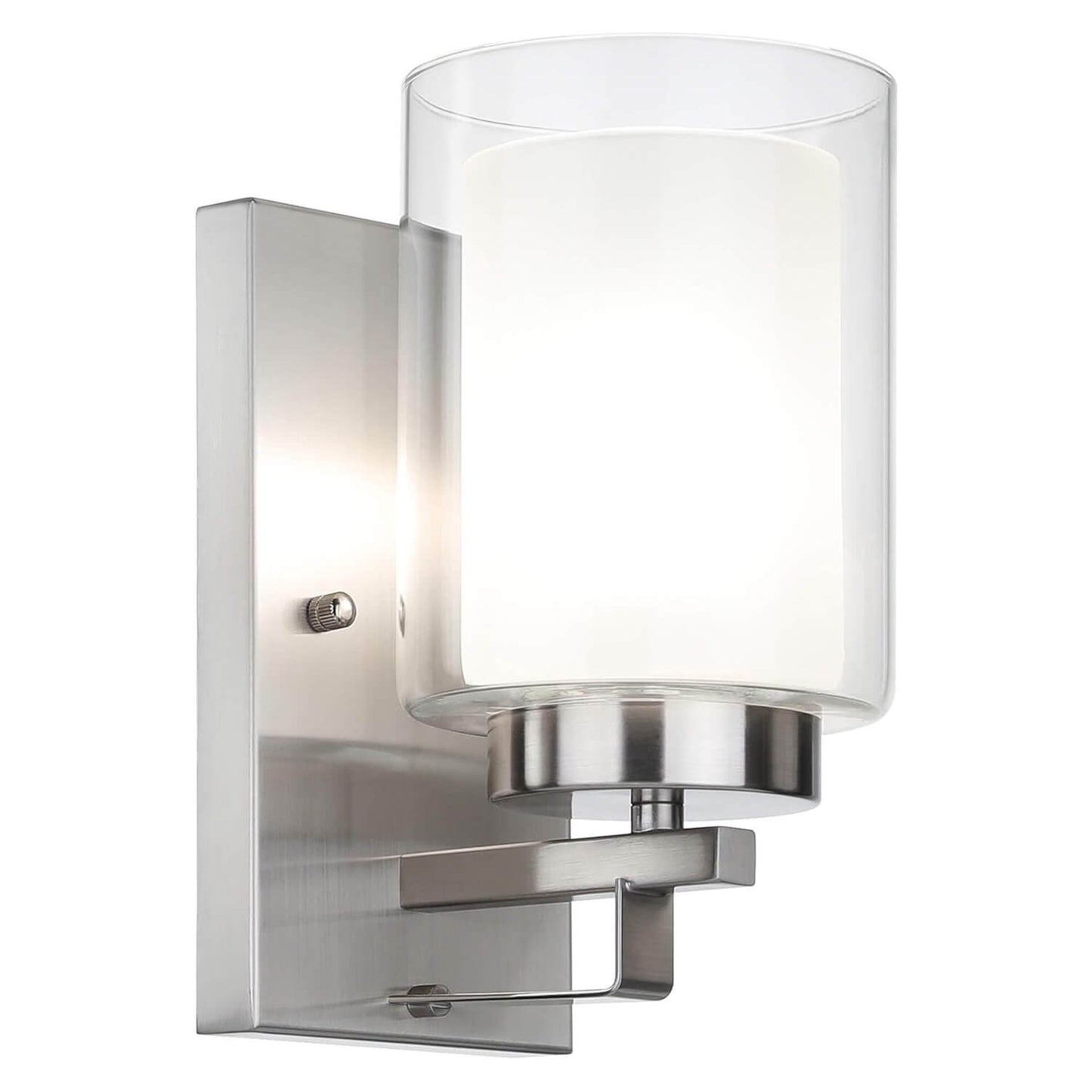 Modern Brushed Nickel Wall Light for Bathroom/Living Room XB-W1195-1-BN