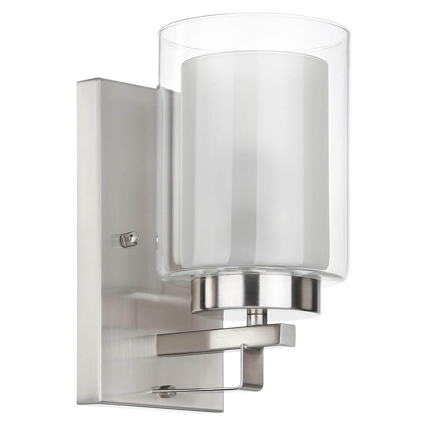 Modern Brushed Nickel Wall Light for Bathroom/Living Room XB-W1195-1-BN