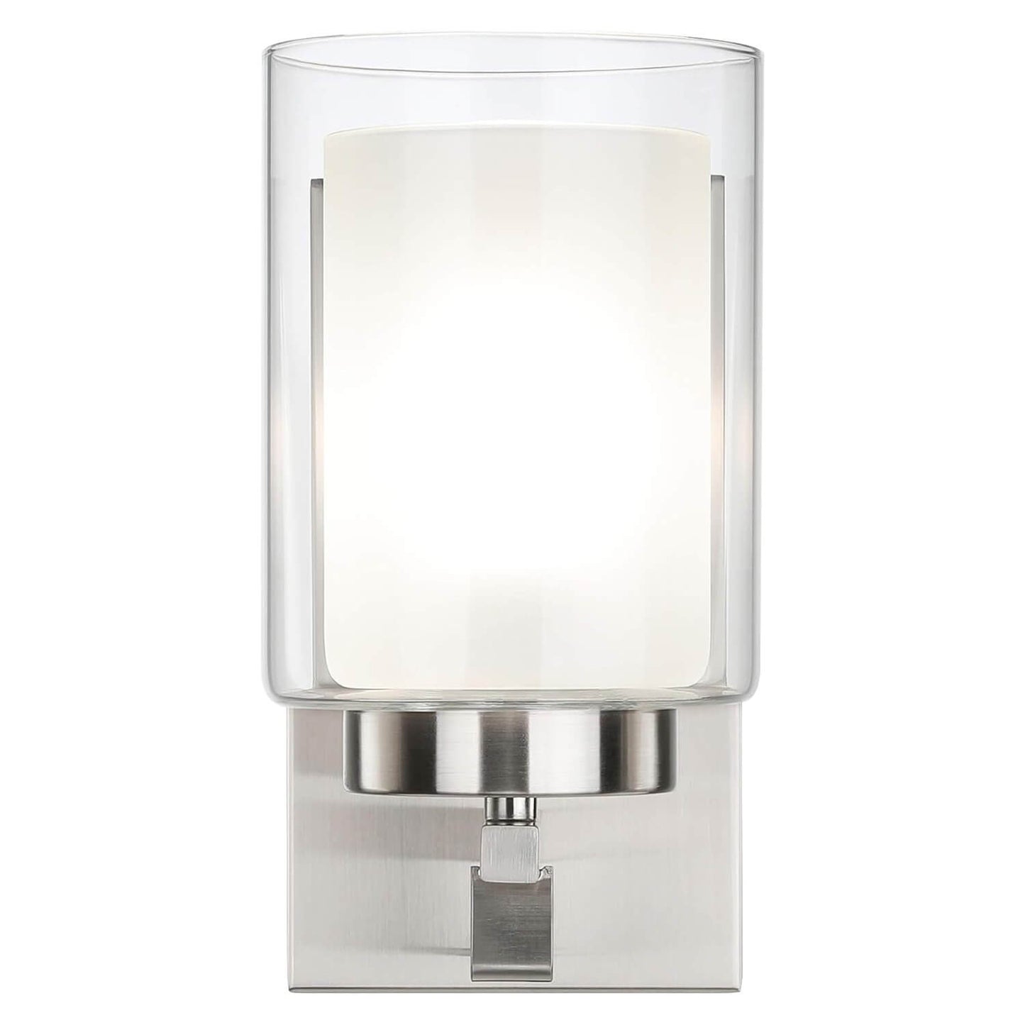 Modern Brushed Nickel Wall Light for Bathroom/Living Room XB-W1195-1-BN