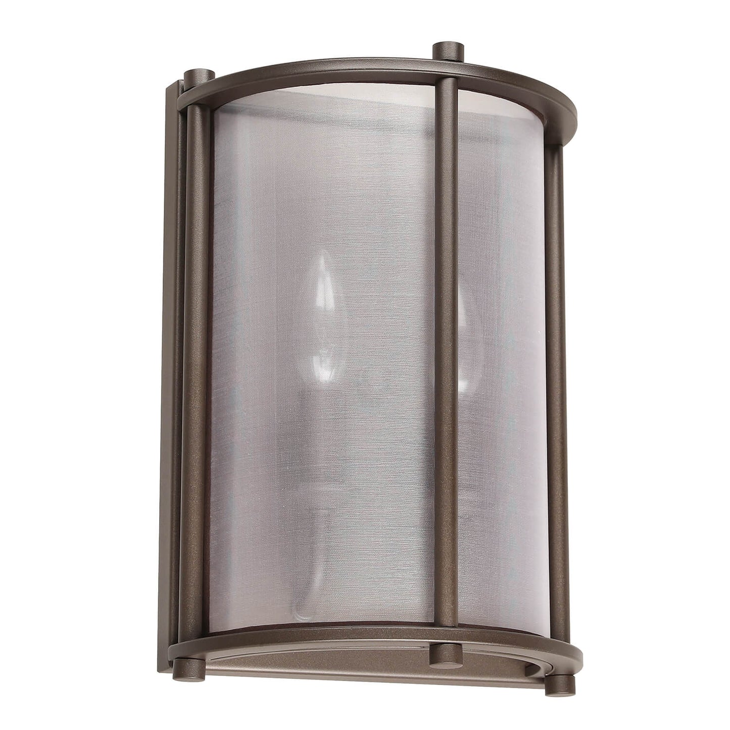 Dark Bronze 2-Light Wall Sconce for Living Room & Hallway XB-W1199-DB