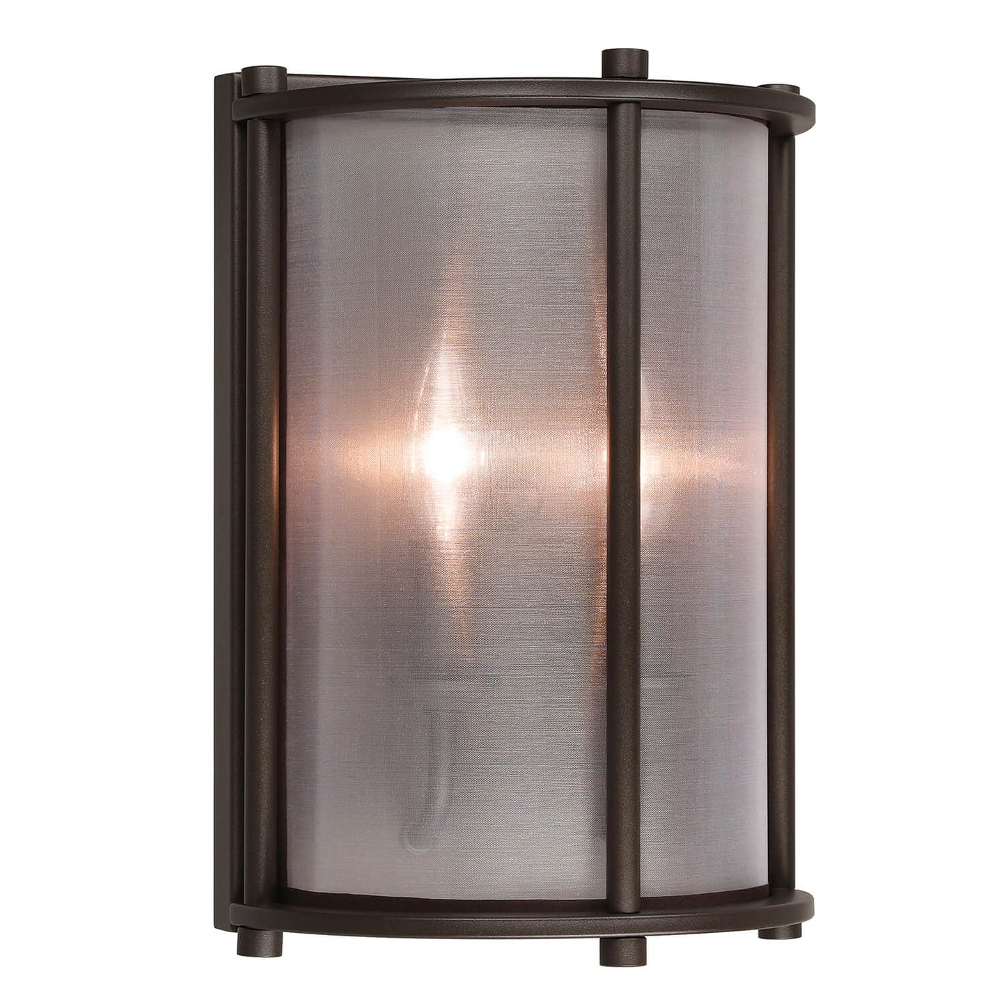 Dark Bronze 2-Light Wall Sconce for Living Room & Hallway XB-W1199-DB