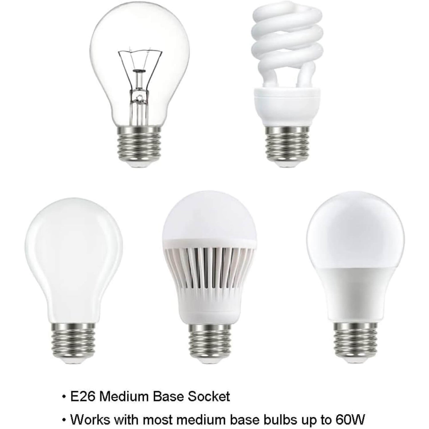 Brushed Nickel Glass Wall Sconce - 2 Pack XB-W1216-2BN