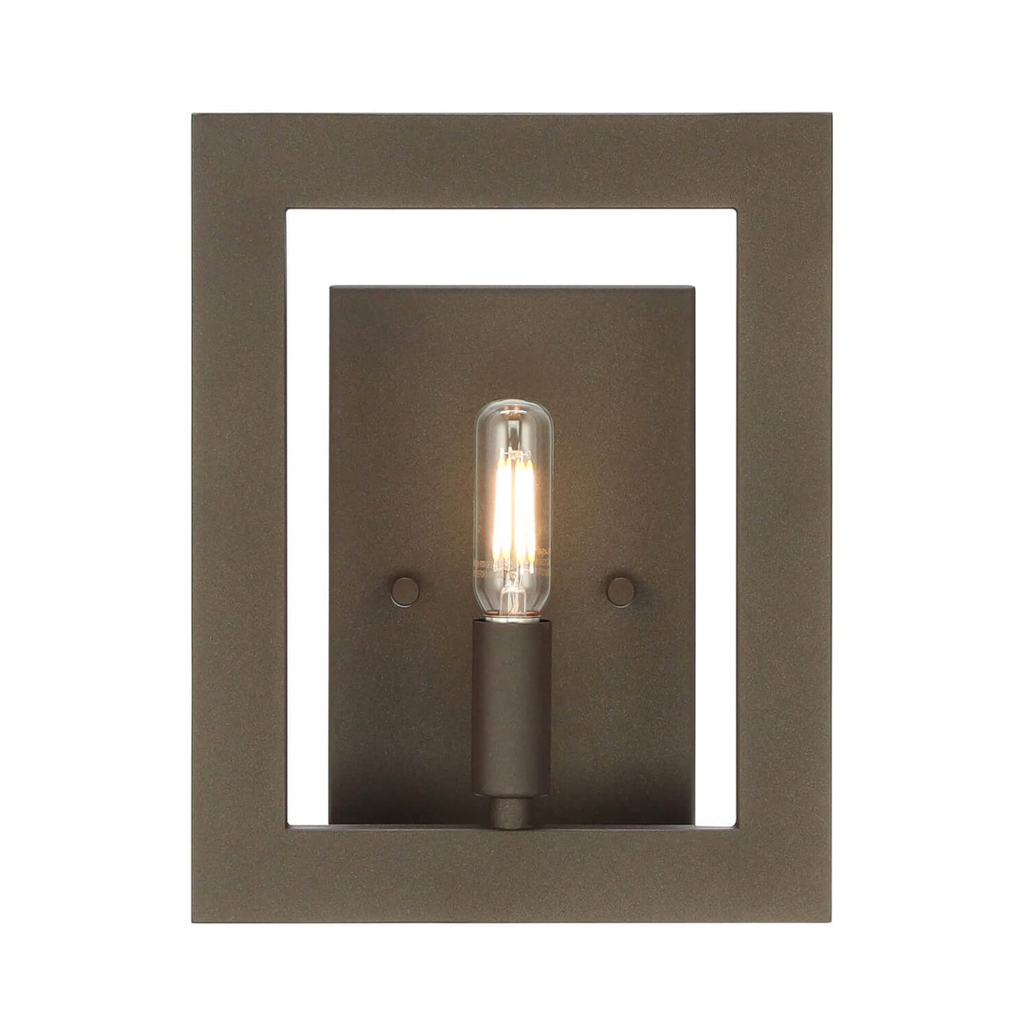 Modern 1-Light Dark Bronze Wall Sconce with LED Bulb for Vanity XB-W1278-1-DB