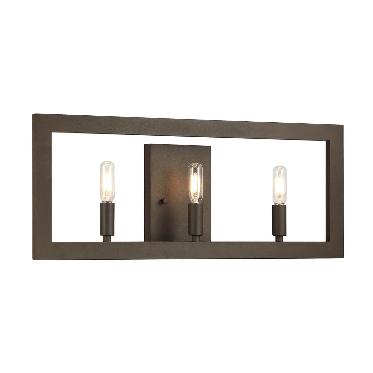 Industrial Dark Bronze Wall Sconce with LED Bulbs XB-W1278-3-DB