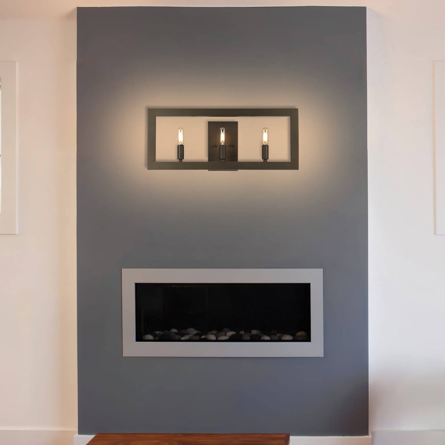 Industrial Dark Bronze Wall Sconce with LED Bulbs XB-W1278-3-DB