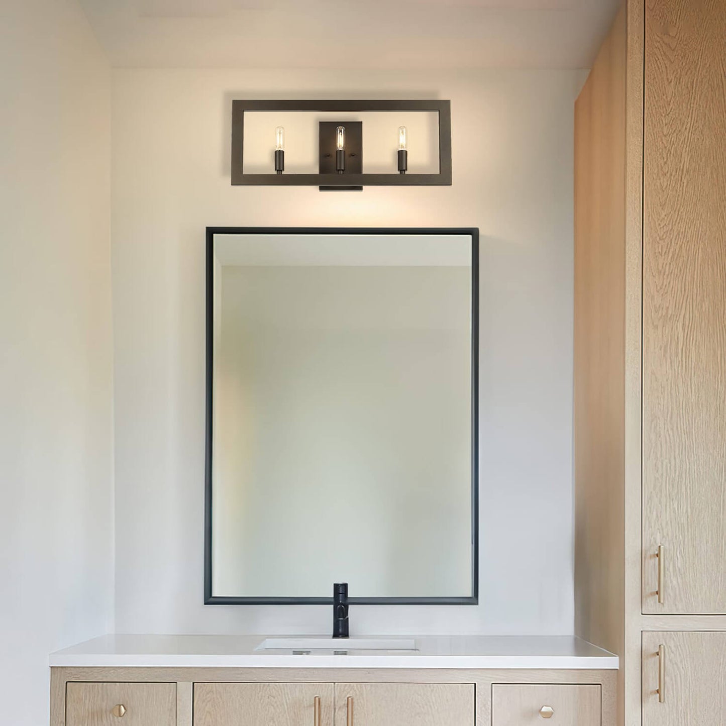 Industrial Dark Bronze Wall Sconce with LED Bulbs XB-W1278-3-DB