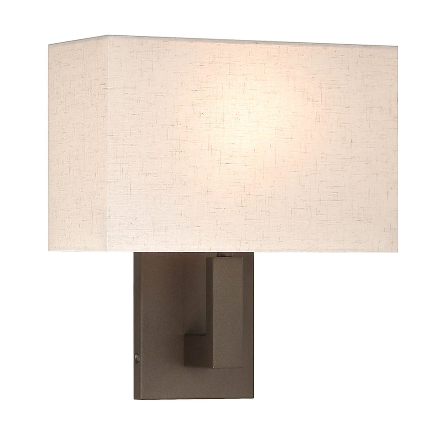 Dark Bronze Bedside Wall Sconce Light with Fabric Shade XB-W1289-DB