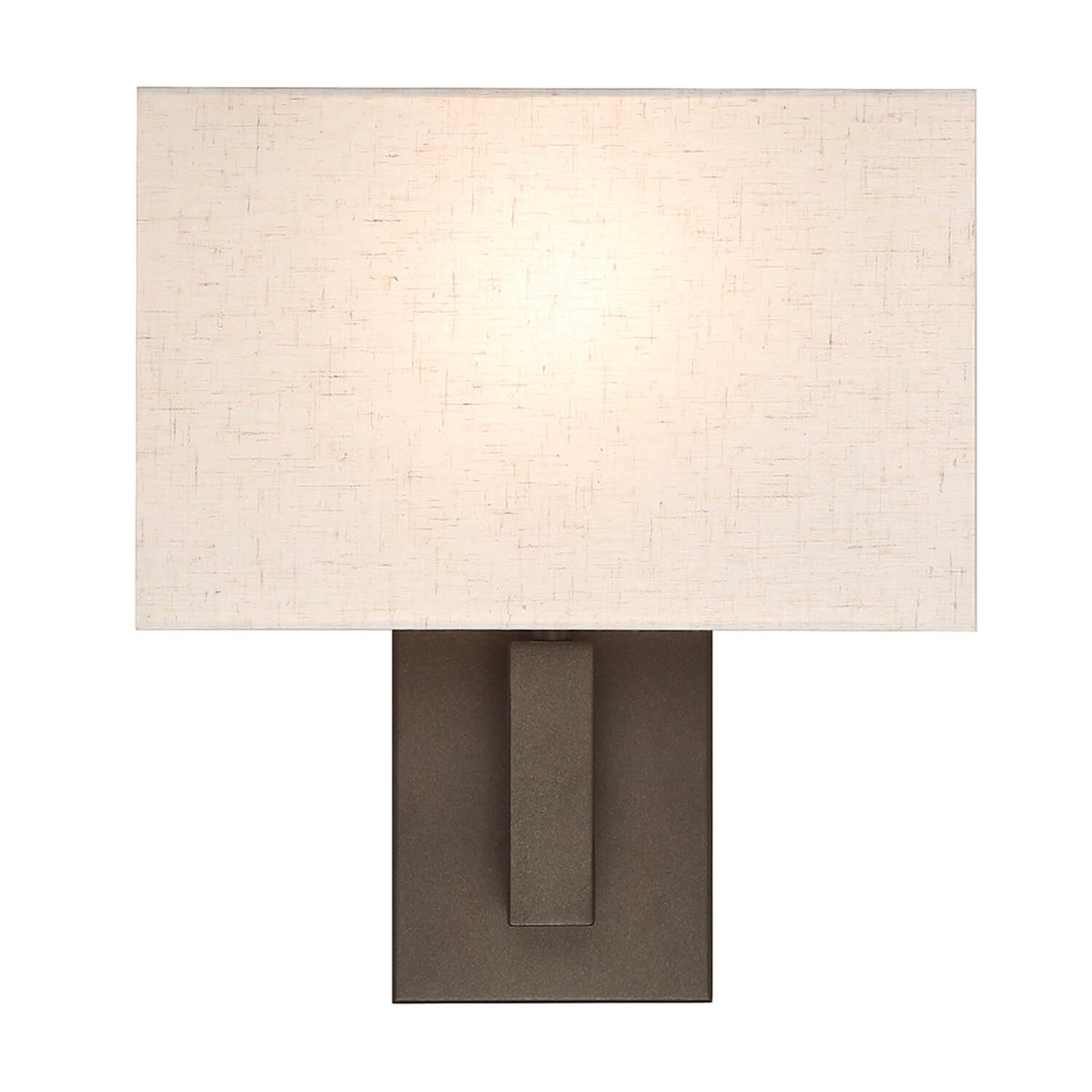 Dark Bronze Bedside Wall Sconce Light with Fabric Shade XB-W1289-DB
