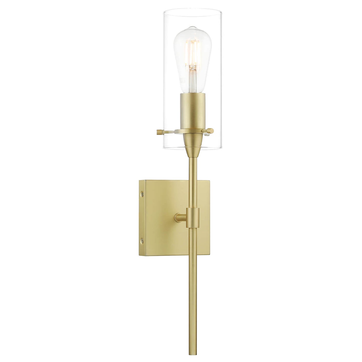 Set of 2 Modern Brass Bathroom Wall Sconces XB-W1301-2SB
