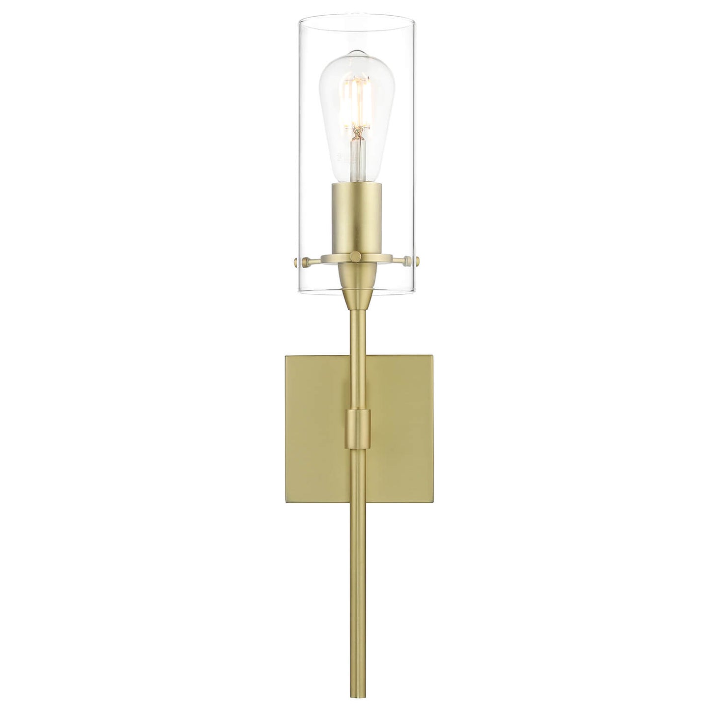 Set of 2 Modern Brass Bathroom Wall Sconces XB-W1301-2SB