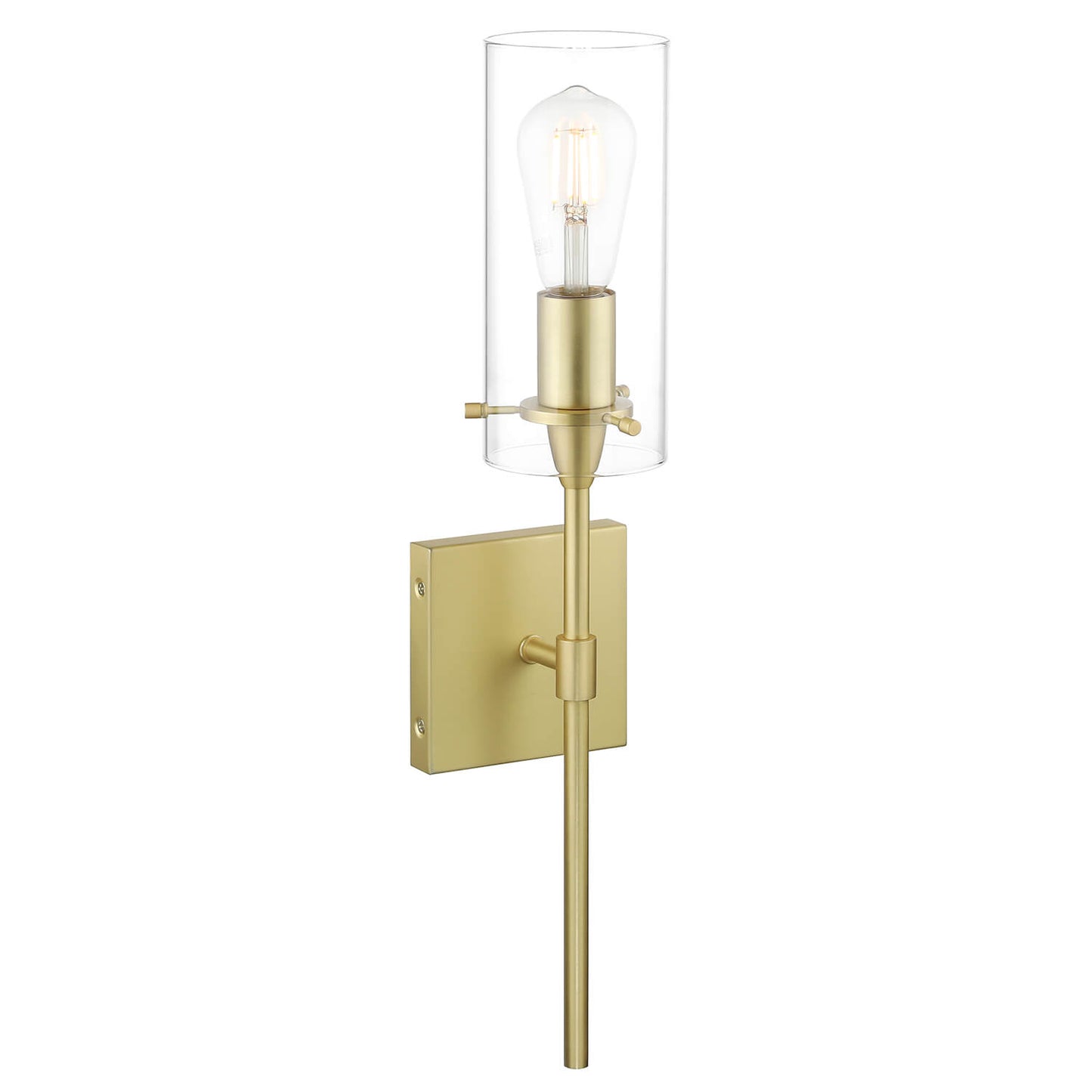 Set of 2 Modern Brass Bathroom Wall Sconces XB-W1301-2SB