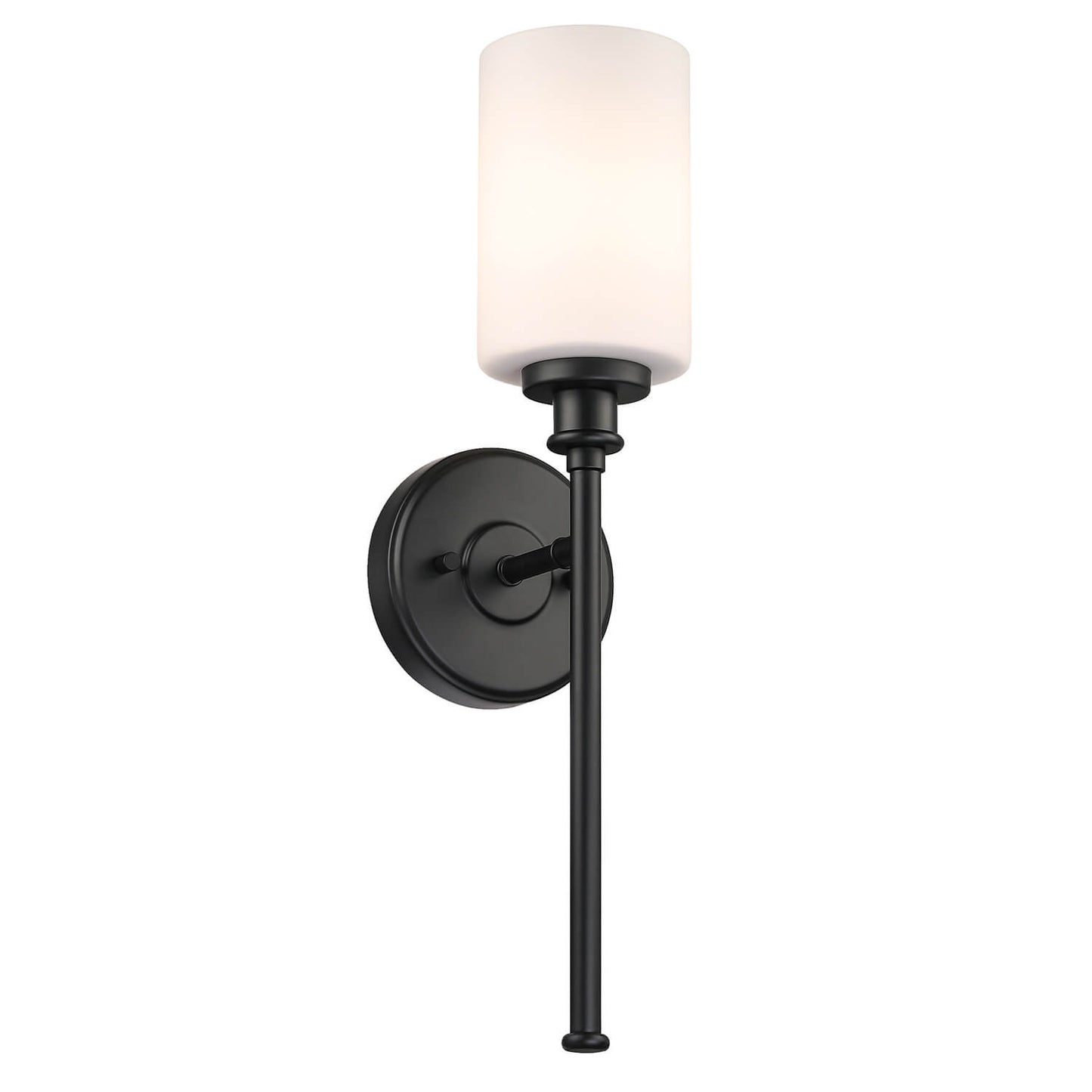 Black Bathroom Vanity Wall Sconce for Hallway & Living Room XB-W1305-1-MB