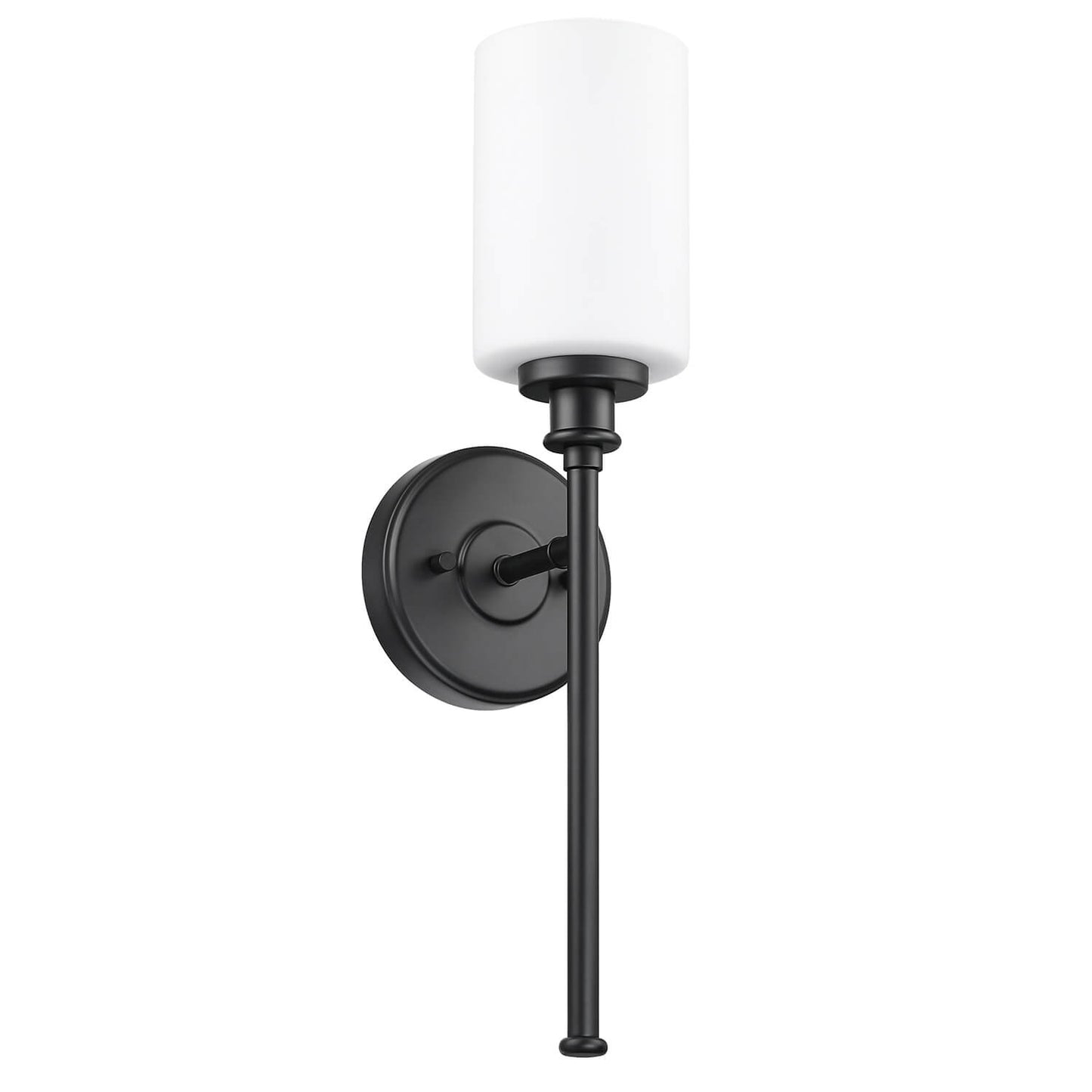 Black Bathroom Vanity Wall Sconce for Hallway & Living Room XB-W1305-1-MB