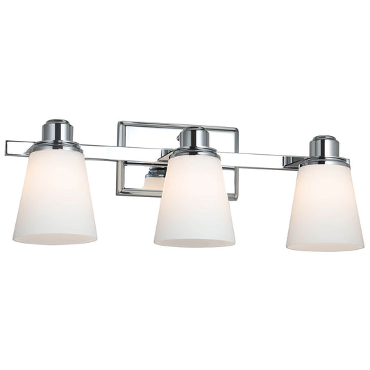 Modern Chrome 3-Light Vanity Fixture XB-W220-3-CH