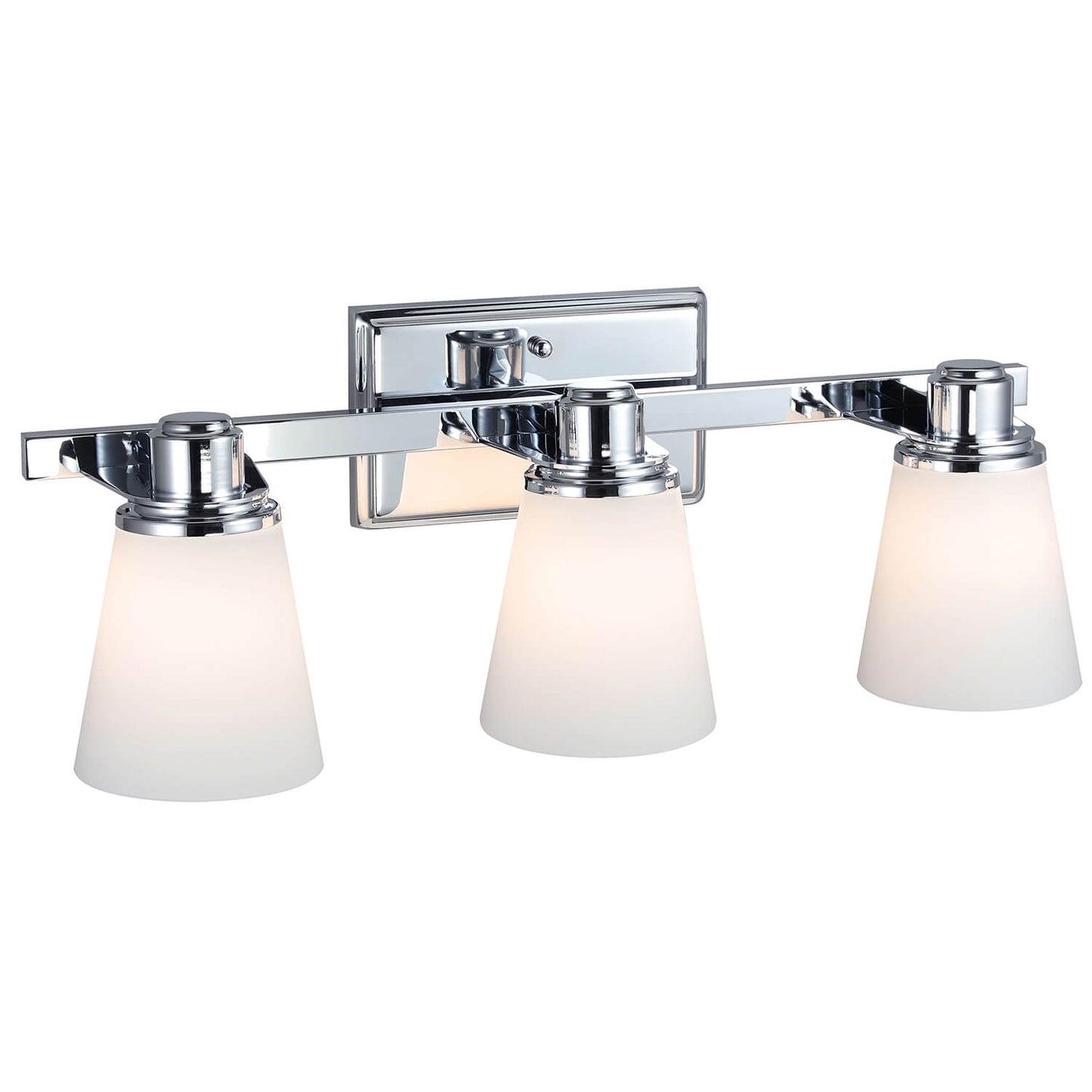 Modern Chrome 3-Light Vanity Fixture XB-W220-3-CH