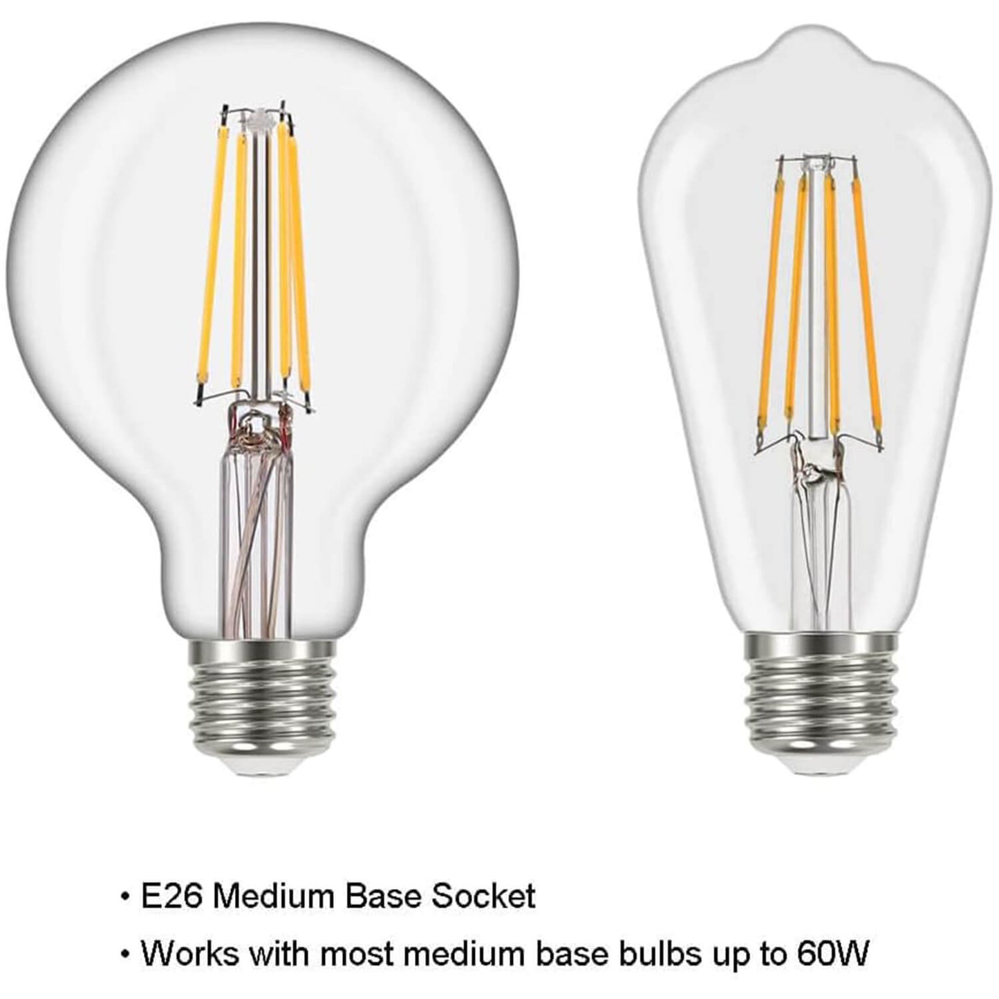 Modern 2-Light Bathroom Vanity Sconce with LED Bulb in Satin Brass XB-W2235-2-SB-LED