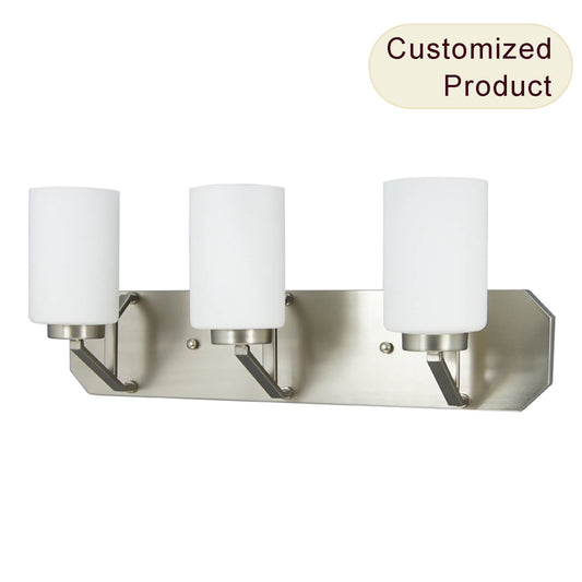 Home Hotel Satin Nickel Modern Sconces Wall Lighting Bathroom Bedroom Kitchen Led Plug in Hanging Pendant Wall Lamp XB-W816-3-SN