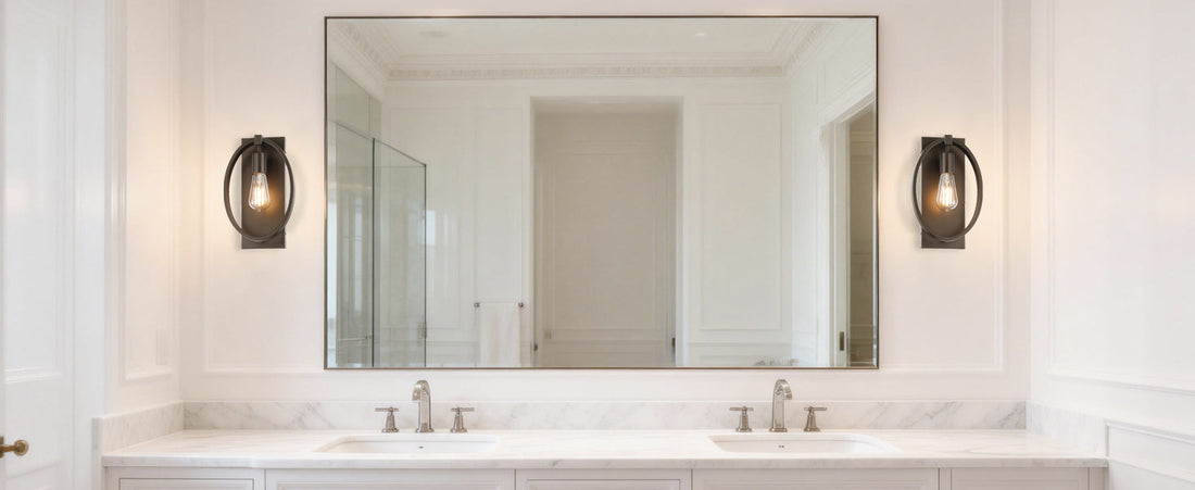 Dark Bronze Bathroom Sconces as a Statement in Home Lighting
