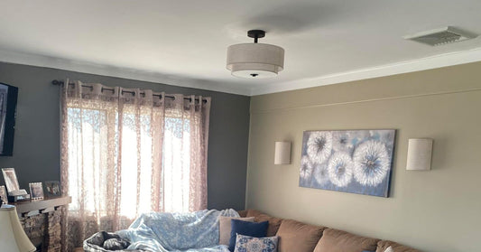 Features to consider in a semi flush mount light fixture for versatile decor